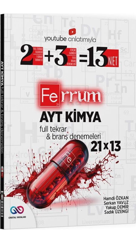 ORBİTAL FERRUM YKS AYT DENEME KİMYA - 2025-26