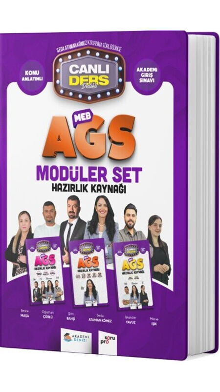 MEB AGS MODÜLER FASİKÜL SET KONU ANLATIMLI -25-26