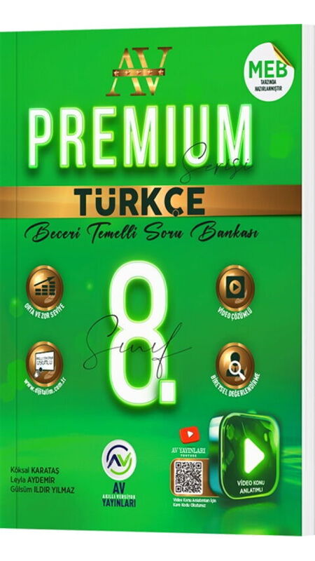 8.SINIF AV PREMİUM S.B. TÜRKÇE - 25-26