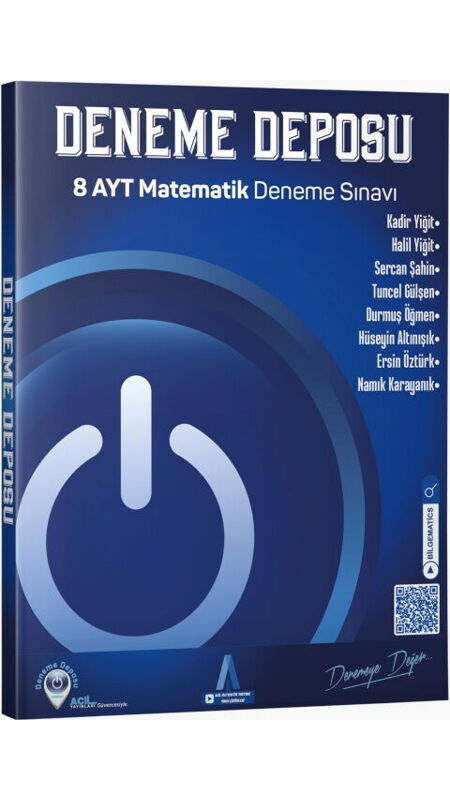 DENEME DEPOSU YKS AYT 8 Lİ DENEME MATEMATİK- 2026