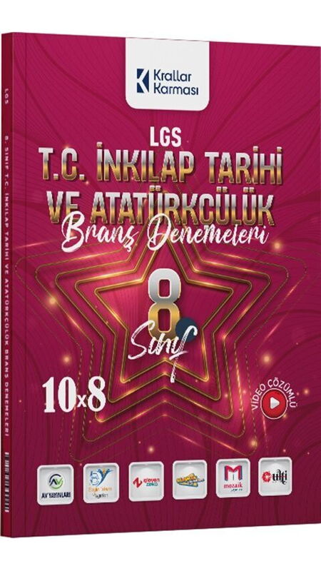 KRALLAR KARMASI 8.SINIF10*8 DENEME İNKİLAP DE-2025