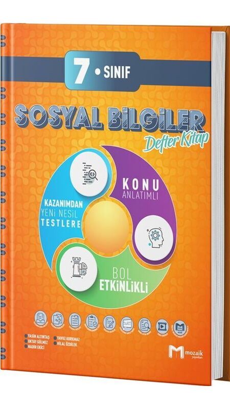 7.SINIF MOZAİK DEFTER SOSYAL BİLGİLER - 2025-26