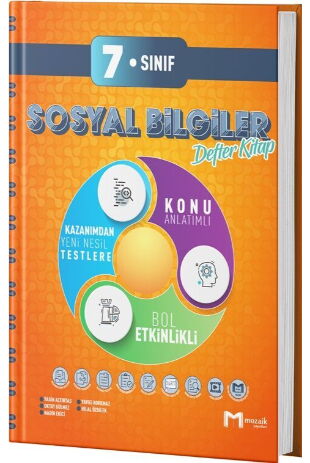 7.SINIF MOZAİK DEFTER SOSYAL BİLGİLER - 2025-26
