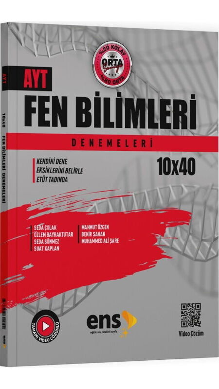 ENS DESTEK YKS AYT DENEME 10*40 FEN BİLM.- 2026