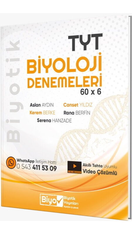 BİYOTİK TYT DENEME (60*6) BİYOLOJİ - 2026