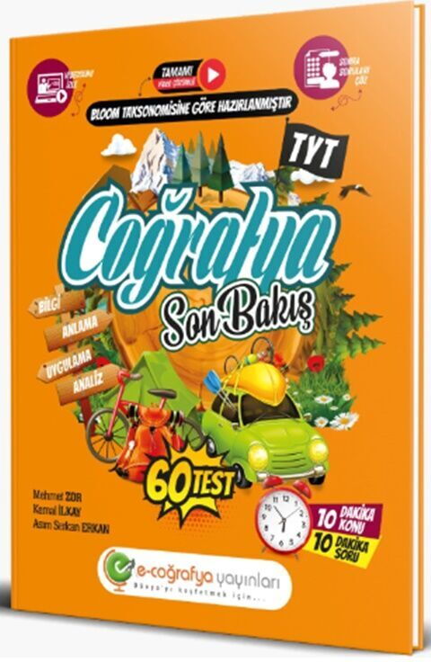 E-COĞRAFYA TYT 60 TEST COĞRAFYA SON BAKIŞ - 24-25
