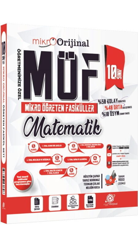 MİKRO ORİJİNAL 10.SINIF MÖF SET MATEMATİK - 25-26
