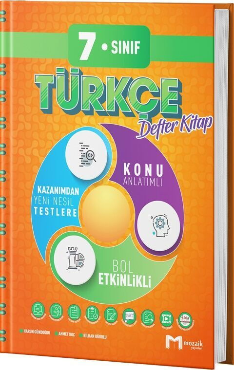 7.SINIF MOZAİK DEFTER TÜRKÇE - 2025-26