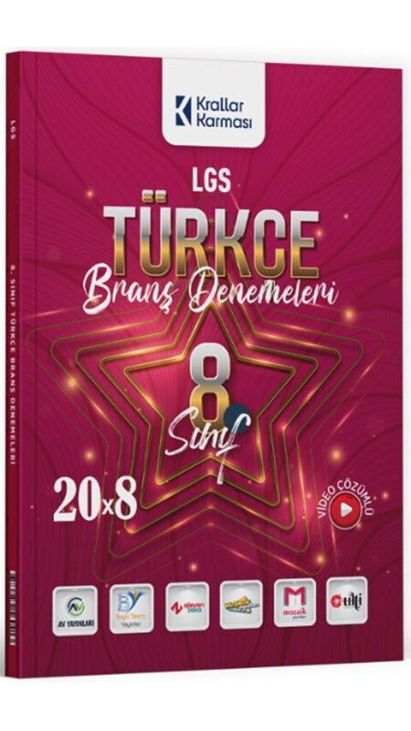 KRALLAR KARMASI 8.SINIF 20*8 DENEME TÜRKÇE -2025