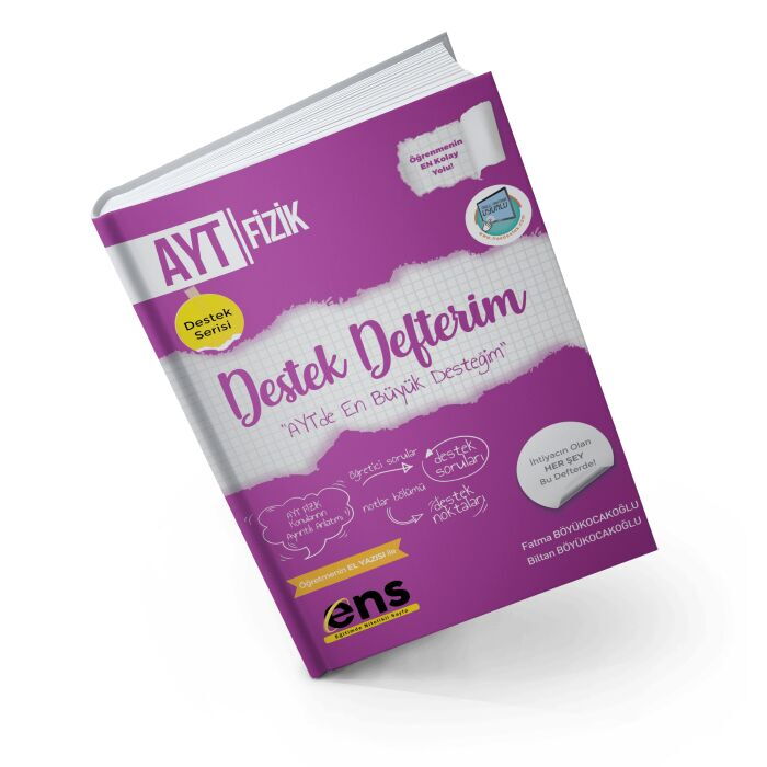 *ENS YKS AYT DESTEK DEFTERİM FİZİK - 2024-25