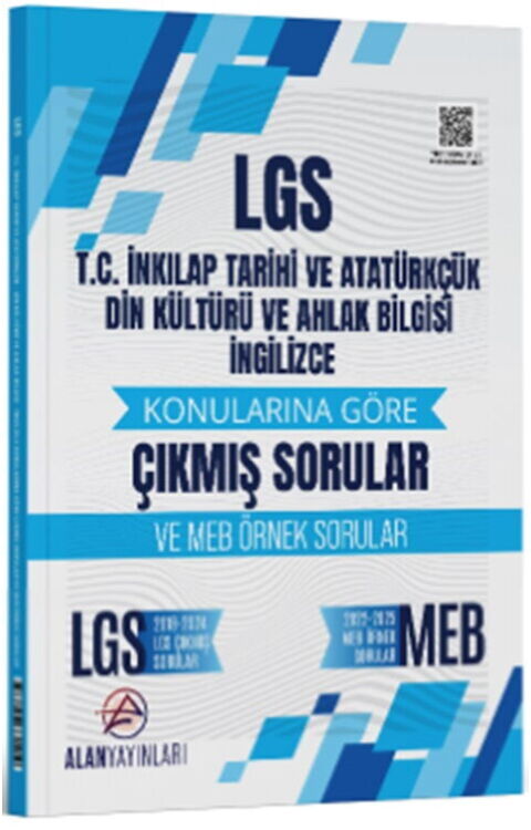 ALAN LGS ÇIKMIŞ SORULAR DİN-İNK-İNGİLİZCE-2025