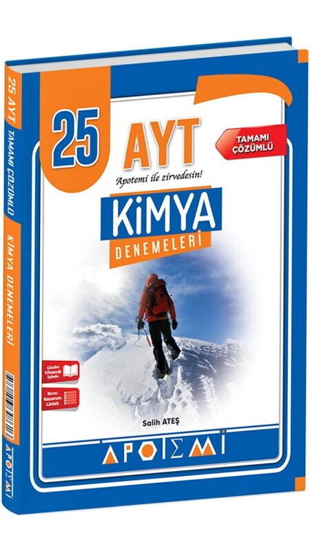 APOTEMİ YKS AYT DENEME 25 Lİ KİMYA - 2026