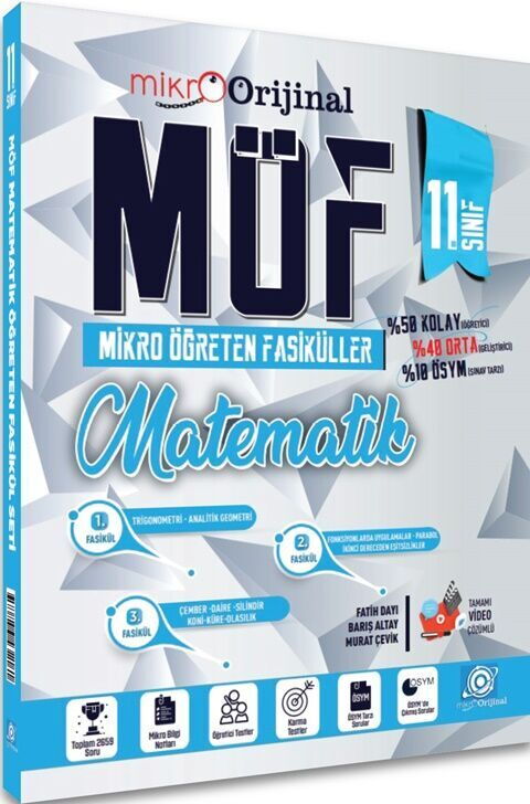 MİKRO ORİJİNAL 11.SINIF MÖF SET MATEMATİK - 25-26