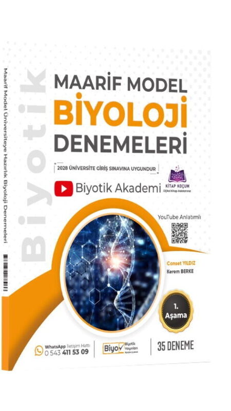 BİYOTİK Ü.HAZ MAARİF DENEME BİYOLOJİ - 2026-27