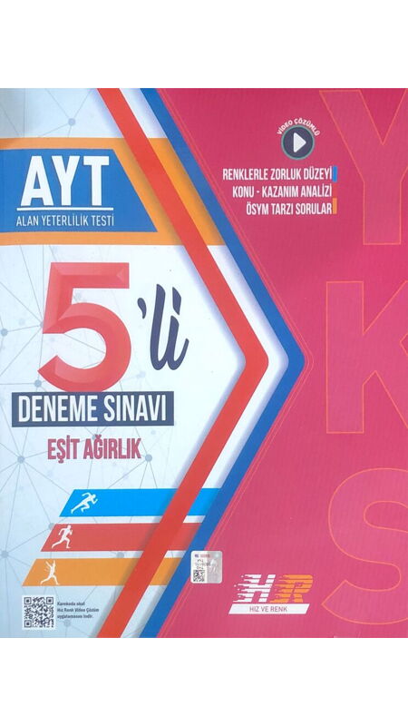 YKS AYT HIZ ve RENK DENEME 5Lİ E/A VİDEO - 25-26