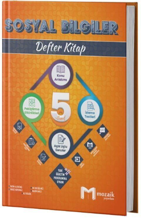 5.SINIF MOZAİK DEFTER SOSYAL BİLGİLER - 2025-26
