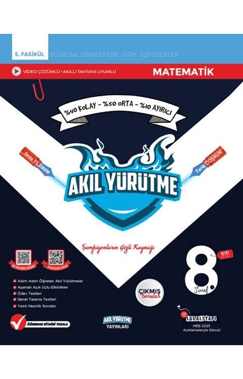 AKIL YRT 8.SINIF MAT 5.FSK DOĞRUSAL DENKLM - 25-26