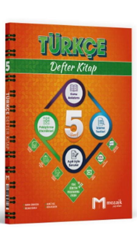 5.SINIF MOZAİK DEFTER TÜRKÇE - 2025-26
