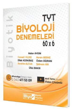 BİYOTİK TYT DENEME (60*6) BİYOLOJİ - 2025-26
