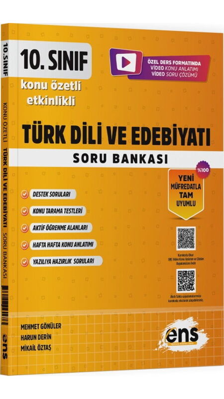 ENS 10.SINIF ETKİNLİKLİ KÖS EDEBİYAT - 2025-26