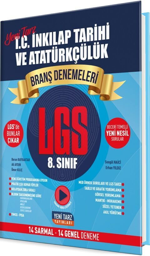 8.SINIF YENİ TARZ DENEME İNKİLAP TARİHİ  - 2024-25