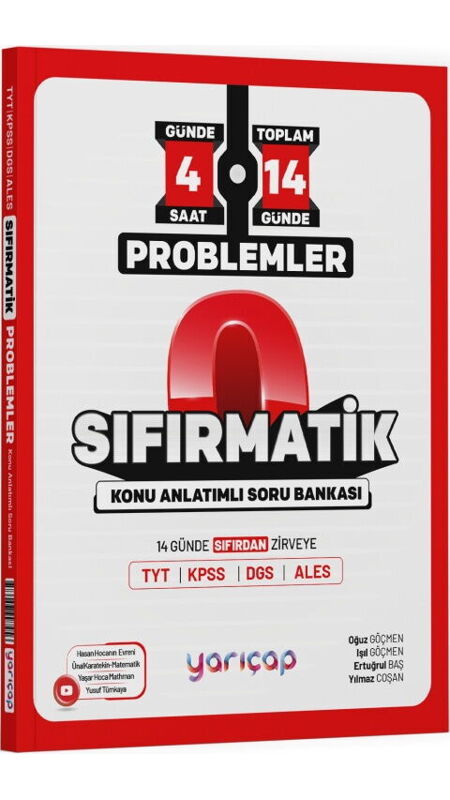 YARIÇAP TYT SIFIR MAT KASB 4*14 PROBLEMLER - 25-26