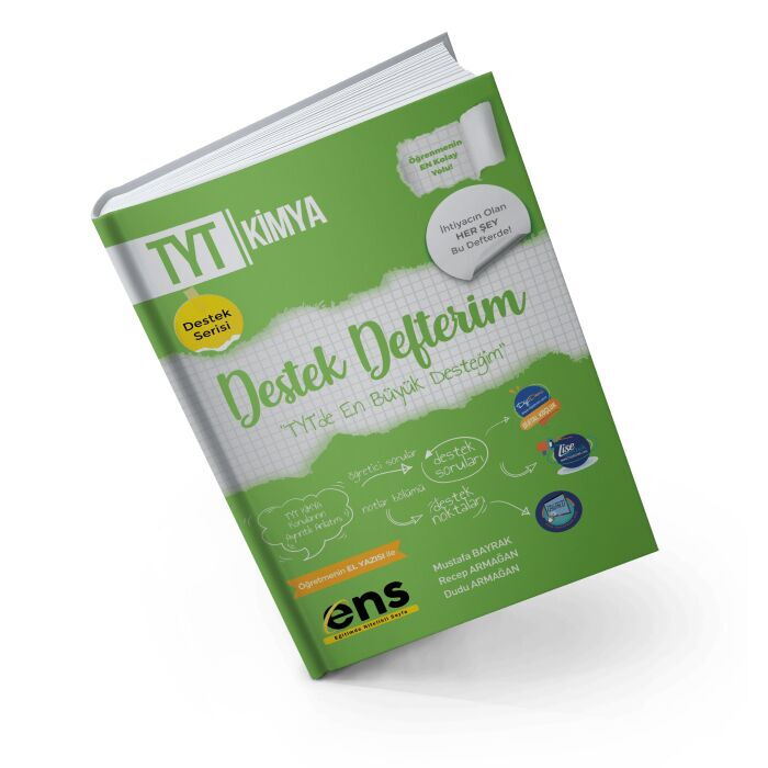 ENS TYT DESTEK DEFTERİM KİMYA - 2024-25