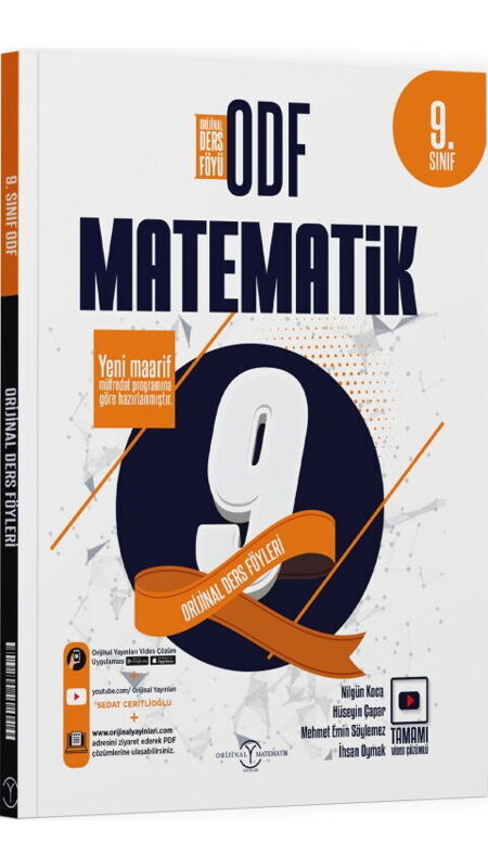 ORİJİNAL 09.SINIF ODF SETİ MATEMATİK - 25-26