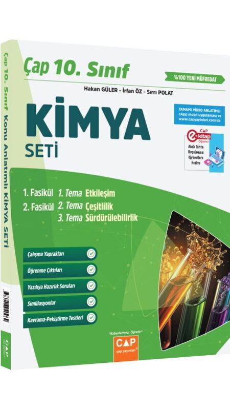 ÇAP 10.SINIF SET KİMYA - 2025-26