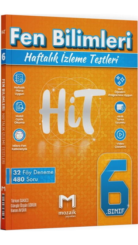 6.SINIF MOZAİK HİT 32 Lİ DENEME FEN BİLM. - 25-26