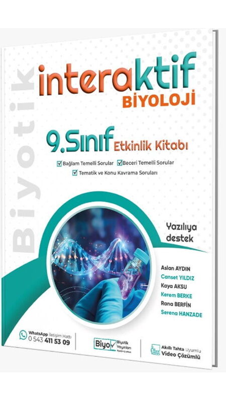 BİYOTİK 09.SINIF İNTERAKTİF ETK. BİYOLOJİ -2026-27