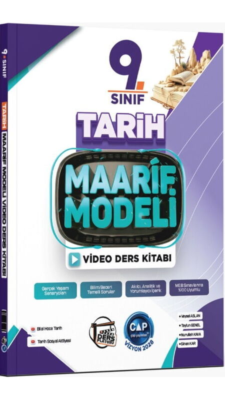 ÇAP 09.SINIF MAARİF VDK TARİH - 2026-27