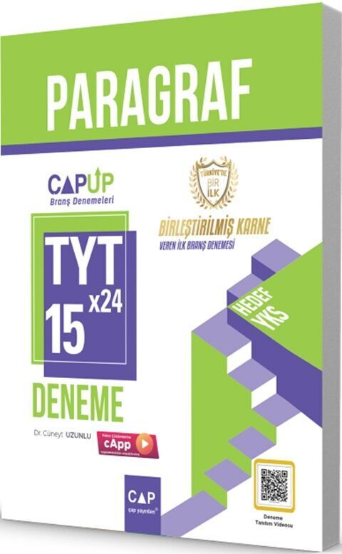 ÇAP UP TYT DENEME PARAGRAF 15*24 - 2024