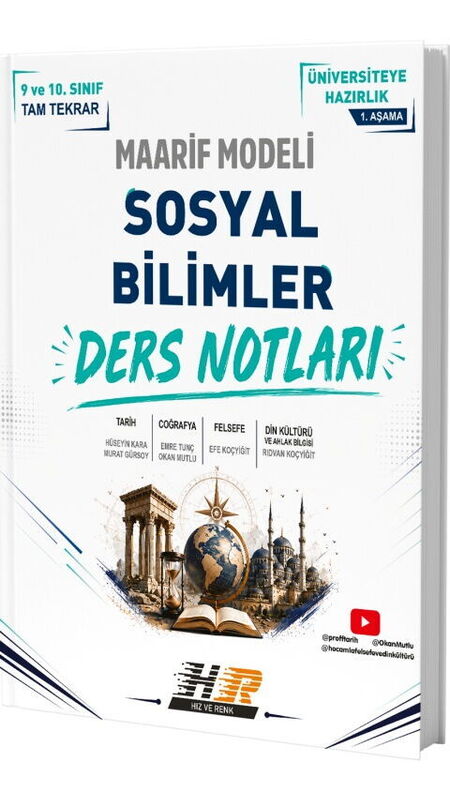 HIZ ve RENK MAARİF DERS NOTLARI SOSYAL BLM - 26-27