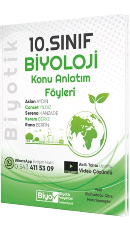 BİYOTİK 10.SINIF KONU ANLATIM BİYOLOJİ - 2025-26