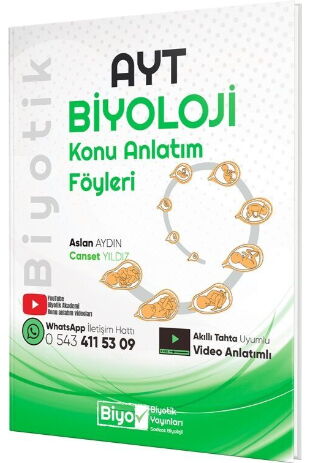 BİYOTİK YKS AYT KONU ANLATIMLI BİYOLOJİ - 2025-26