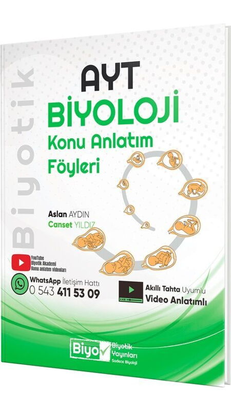 BİYOTİK YKS AYT KONU ANLATIMLI BİYOLOJİ - 2025-26