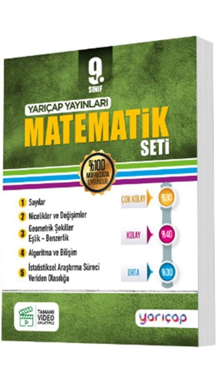 YARI ÇAP 09.SINIF SET MATEMATİK - 2025-26