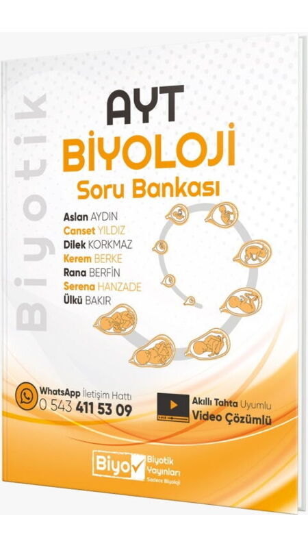 BİYOTİK YKS AYT SORU BANKASI BİYOLOJİ - 2025-26