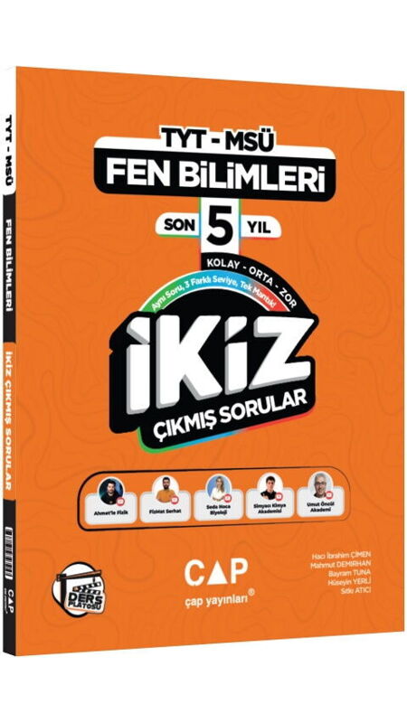 TYT - MSÜ İKİZ ÇIKMIŞ SRLR SON 5 YIL FEN BİLM- 26