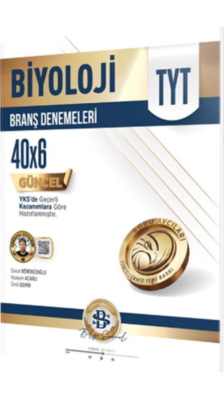SARMAL TYT DENEME 40 LI BİYOLOJİ - 25-26