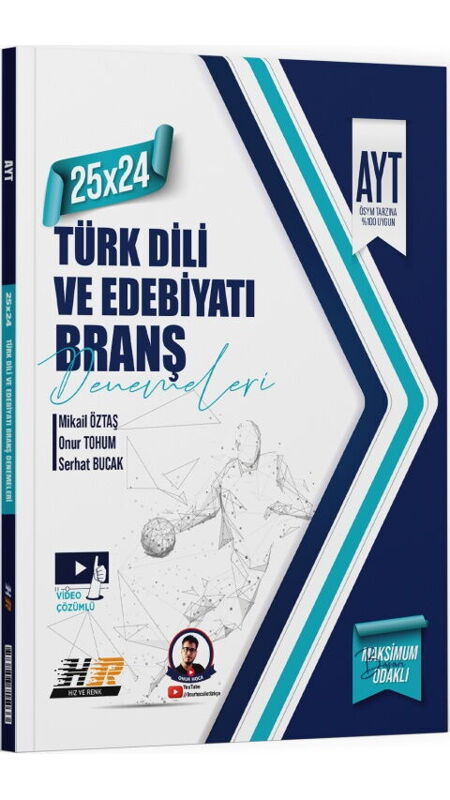 YKS AYT HIZ ve RENK DENEME EDEBİYAT(25*24)- 2026