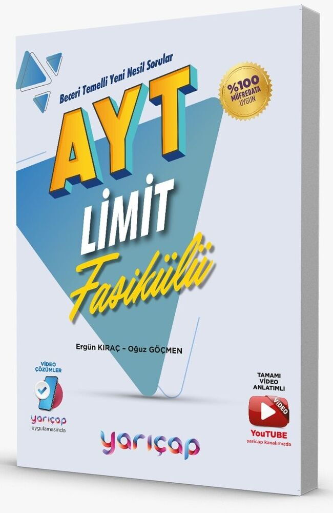 YARI ÇAP YKS AYT FASİKÜLLERİ LİMİT - 2024-25