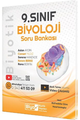 BİYOTİK 09.SINIF SORU BANKASI BİYOLOJİ - 2025-26