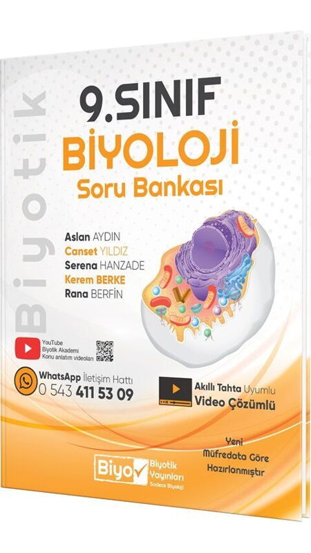 BİYOTİK 09.SINIF SORU BANKASI BİYOLOJİ - 2025-26