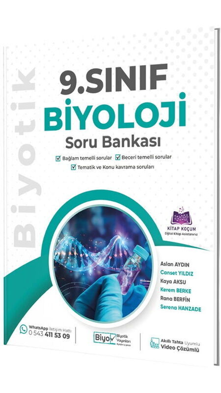 BİYOTİK 09.SINIF SORU BANKASI BİYOLOJİ - 2026-27
