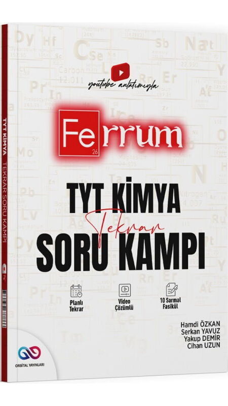 ORBİTAL FERRUM TYT KİMYA TEKRAR SORU KAMPI - 25-26