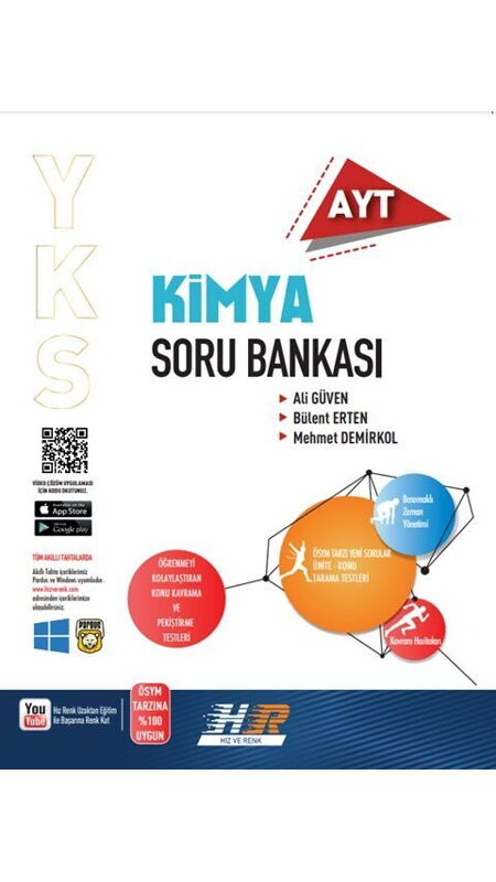 YKS AYT HIZ ve RENK S.B. KİMYA - 2025-26