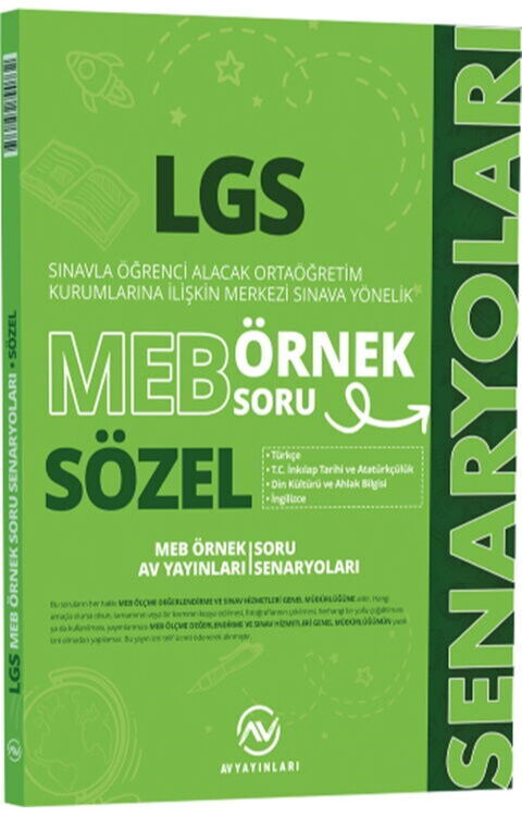 8.SINIF AV LGS MEB ÖRNEK SORU SENARYO SÖZEL - 2025