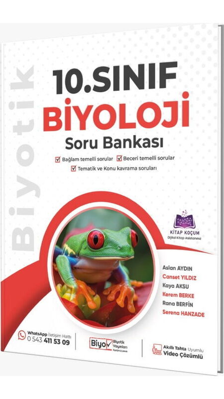 BİYOTİK 10.SINIF SORU BANKASI BİYOLOJİ - 2026-27